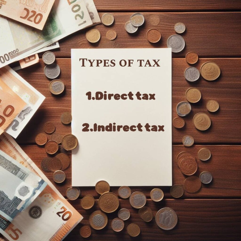 types of tax, indirect & direct tax