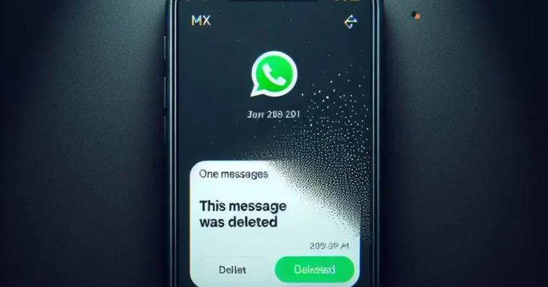 whatsapp me delete message kaise dekhe